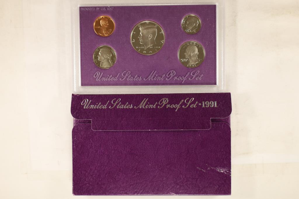 1991 US PROOF SET (WITH BOX) (1 of 2)