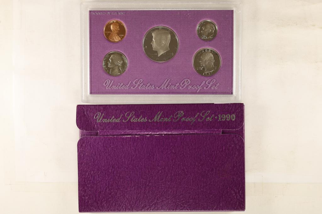 1990 US PROOF SET (WITH BOX) (1 of 2)