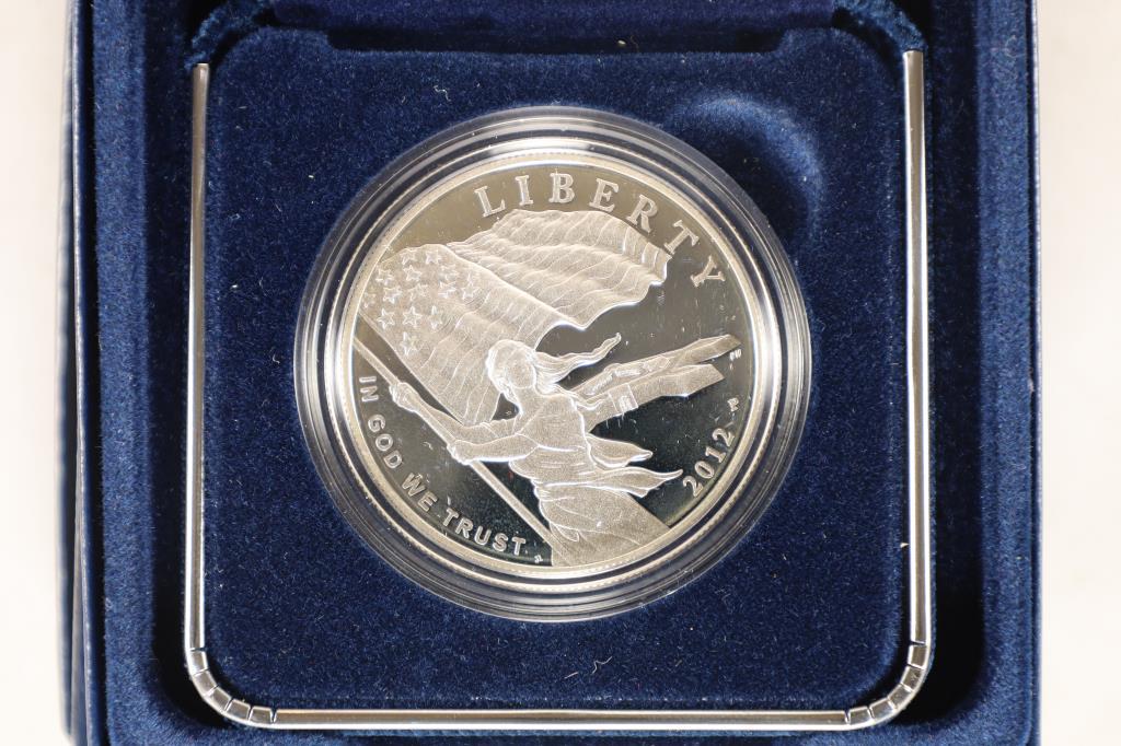 2012-P STAR SPANGLED BANNER PF SILVER DOLLAR (1 of 3)