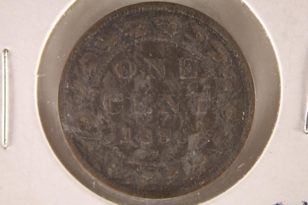 1890-H CANADA LARGE CENT (FINE) (1 of 2)
