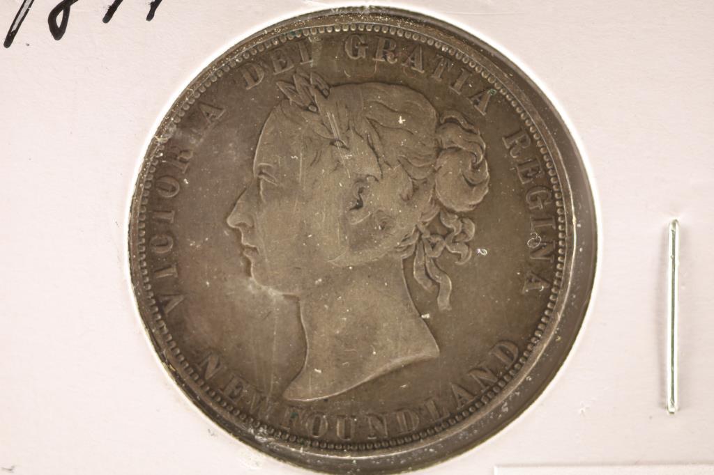 1899 SILVER NEWFOUNDLAND 50 CENTS (1 of 2)