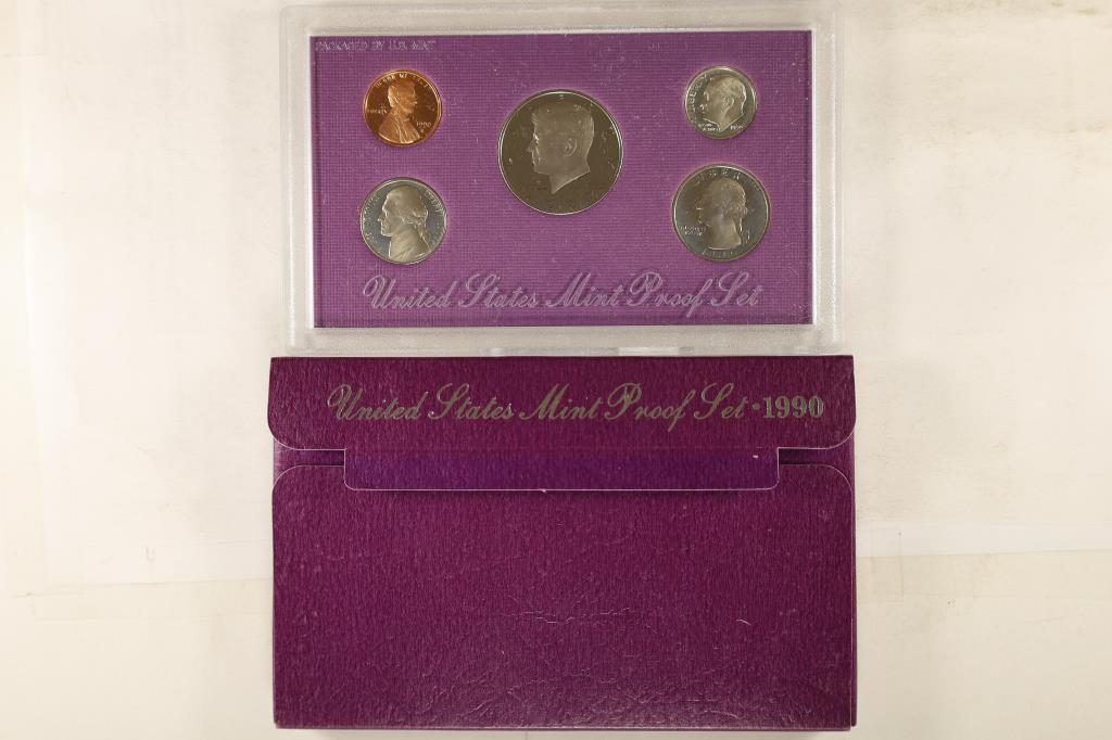 1990 US PROOF SET (WITH BOX) (1 of 2)