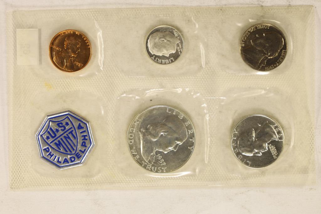 1957 US SILVER PROOF SET (WITHOUT ENVELOPE) (1 of 2)