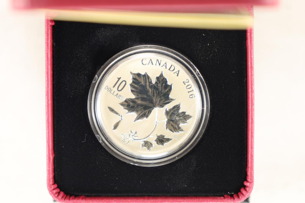 2016 CANADA $10 FINE SILVER COIN CANADIAN (1 of 3)