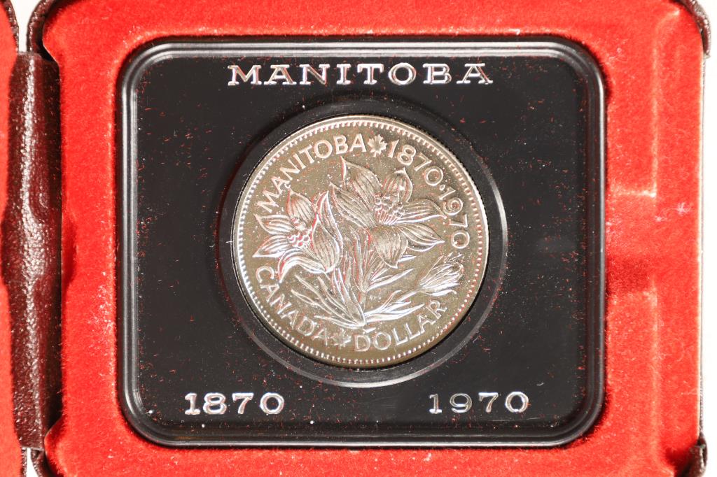1970 CANADA UNC DOLLAR IN MAROON FLIP CASE (1 of 3)