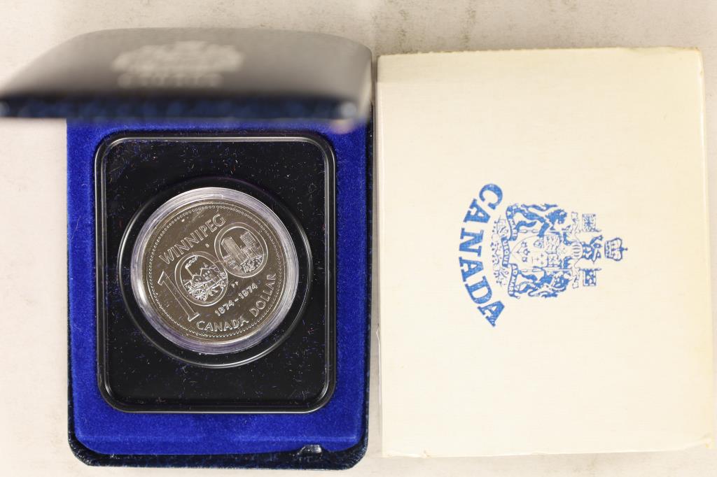 1974 CANADA UNC DOLLAR IN BLUE FLIP CASE (1 of 3)