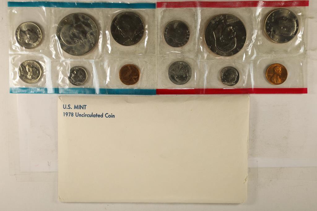 1978 US MINT SET (UNC) P/D (WITH ENVELOPE) (1 of 2)