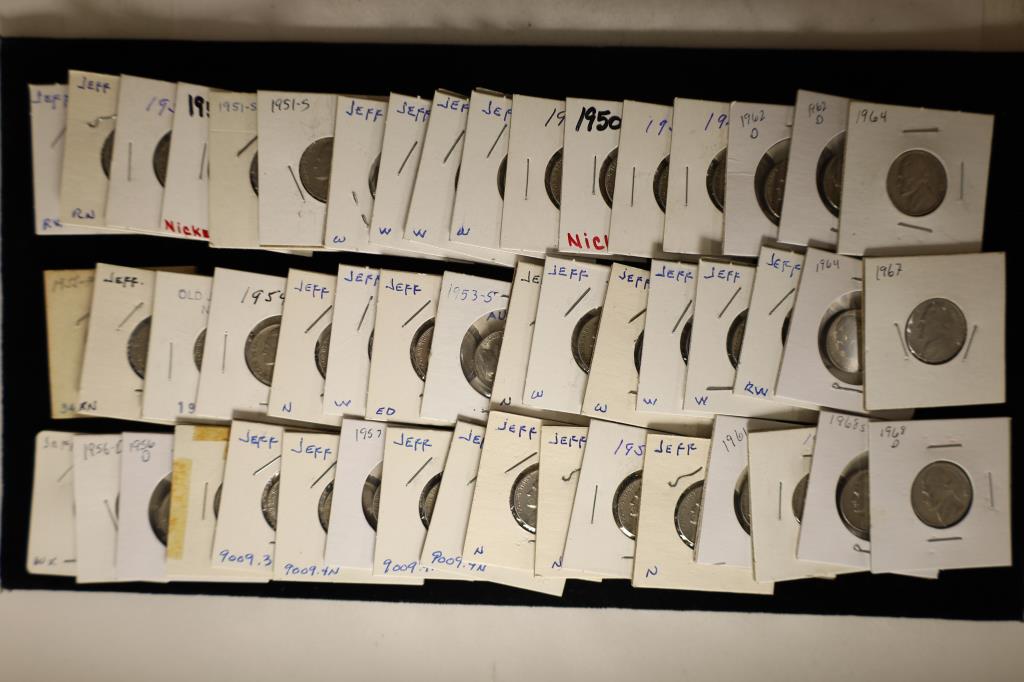 30-1950-1969 ASSORTED JEFFERSON NICKELS (1 of 2)