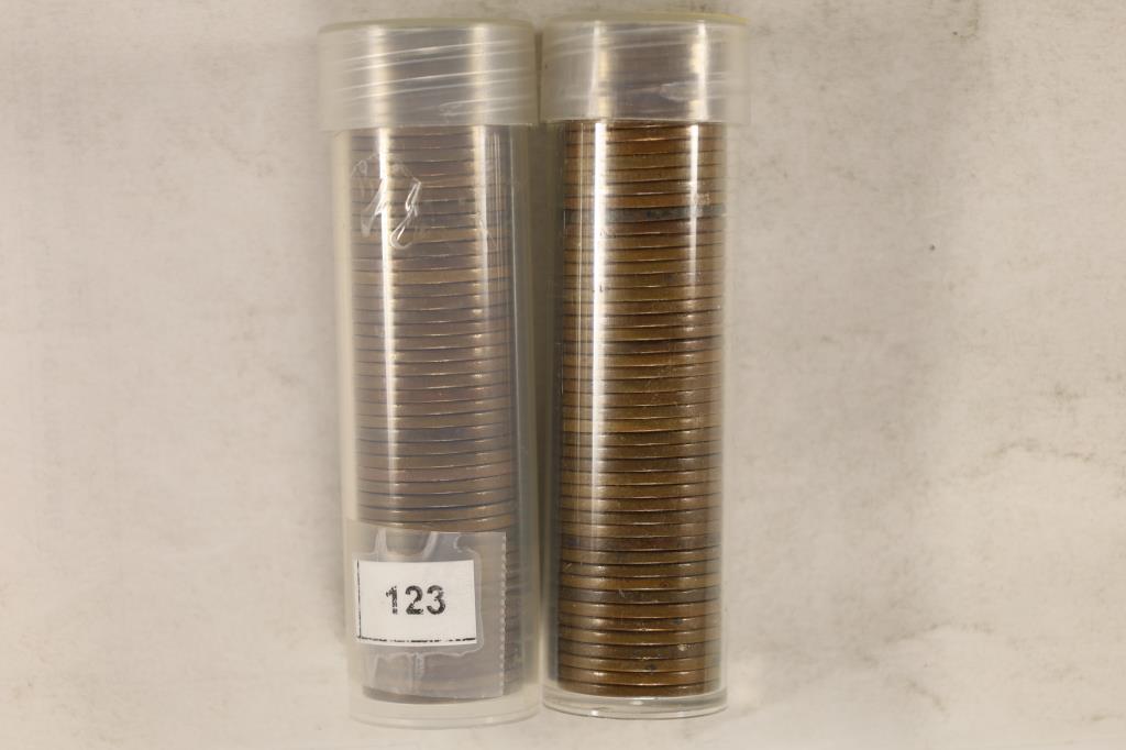 2-SOLID DATE ROLLS OF LINCOLN WHEAT CENTS 1937 & (1 of 1)