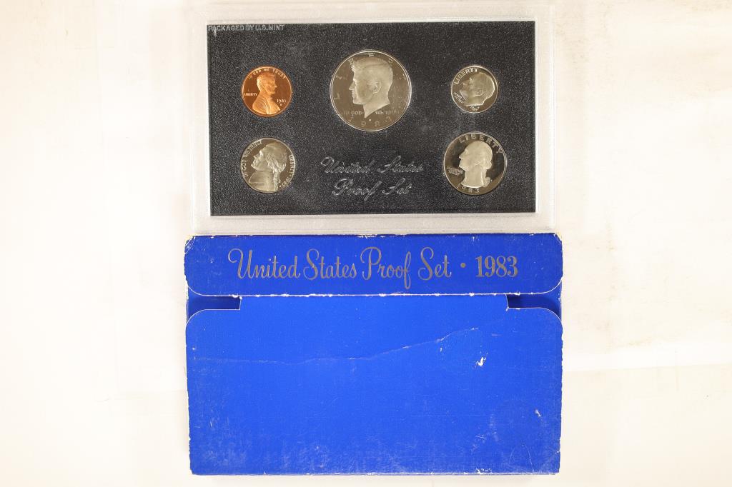 1983 US PROOF SET (WITH BOX) (1 of 2)