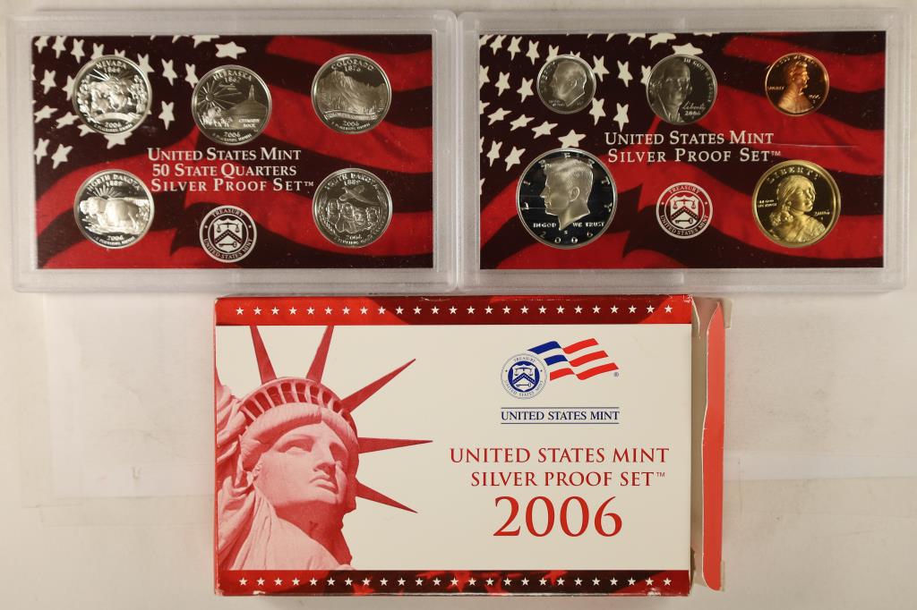 2006 US SILVER PROOF SET (WITH BOX) (1 of 2)