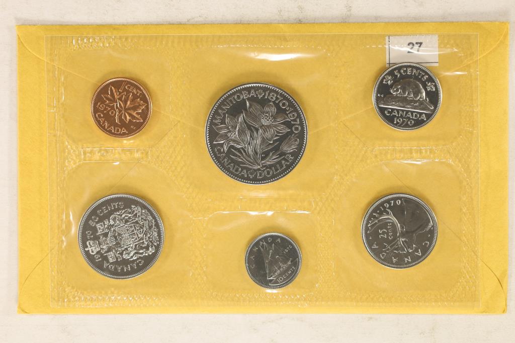 1970 CANADA UNC SET WITH ENVELOPE (1 of 2)