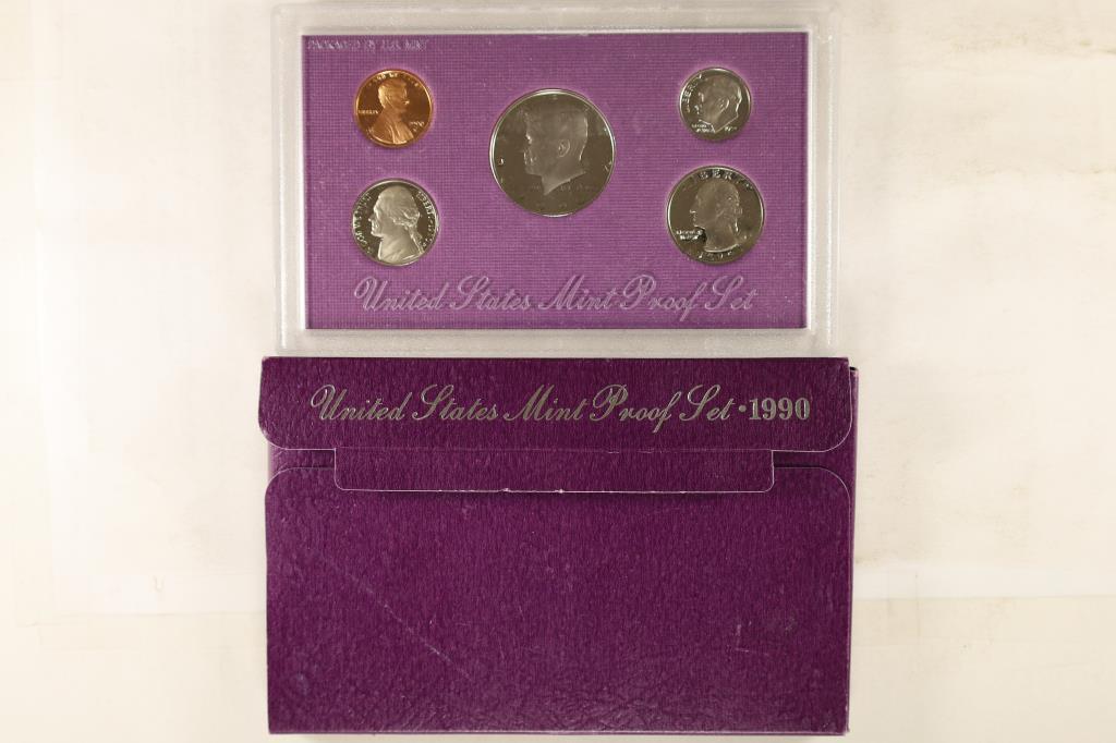 1990 US PROOF SET (WITH BOX) (1 of 2)