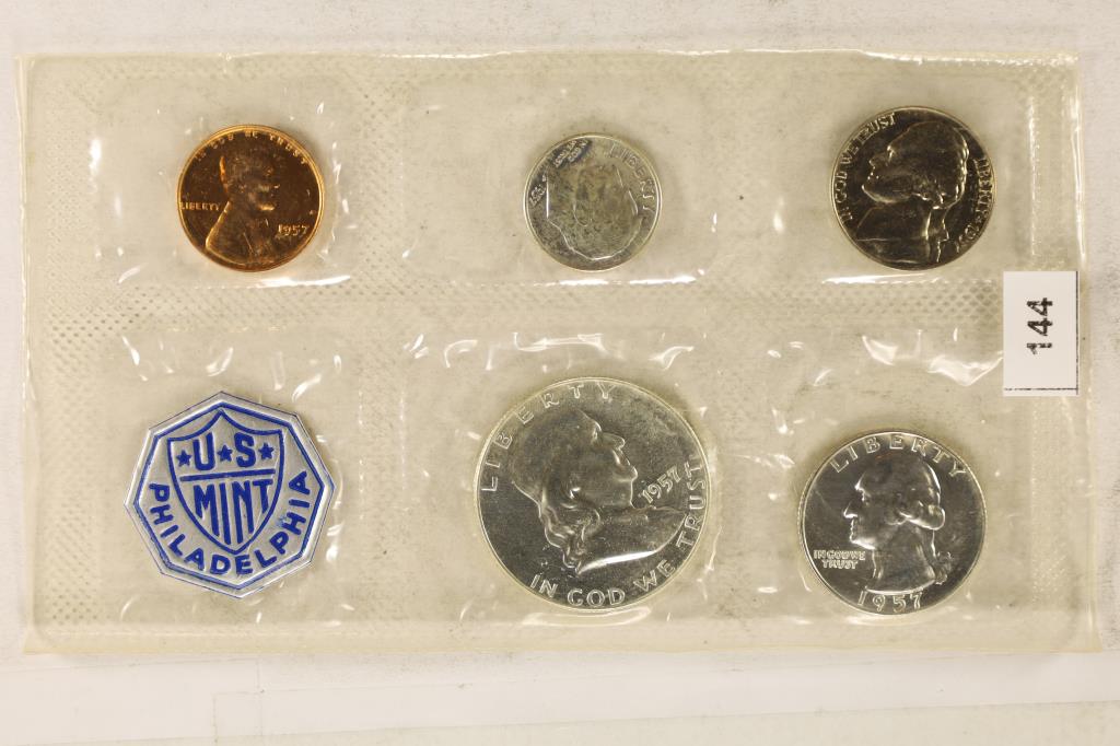 1957 US SILVER PROOF SET (WITHOUT ENVELOPE) (1 of 2)