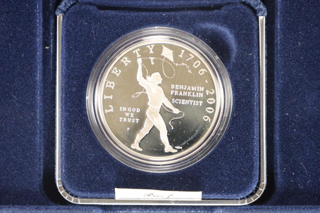 2006-P BENJAMIN FRANKLIN PROOF SILVER DOLLAR (1 of 3)