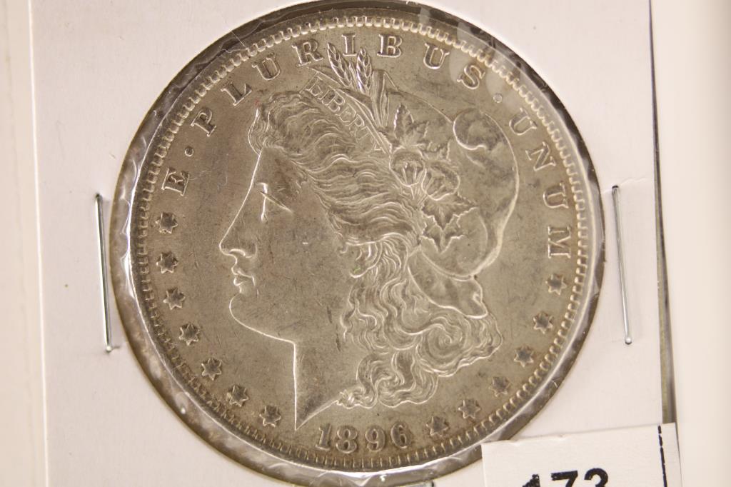 1896 MORGAN SILVER DOLLAR  AU (1 of 2)