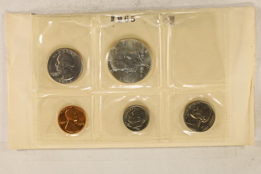 1965 US SPECIAL MINT SET IN ENVELOPE (1 of 2)