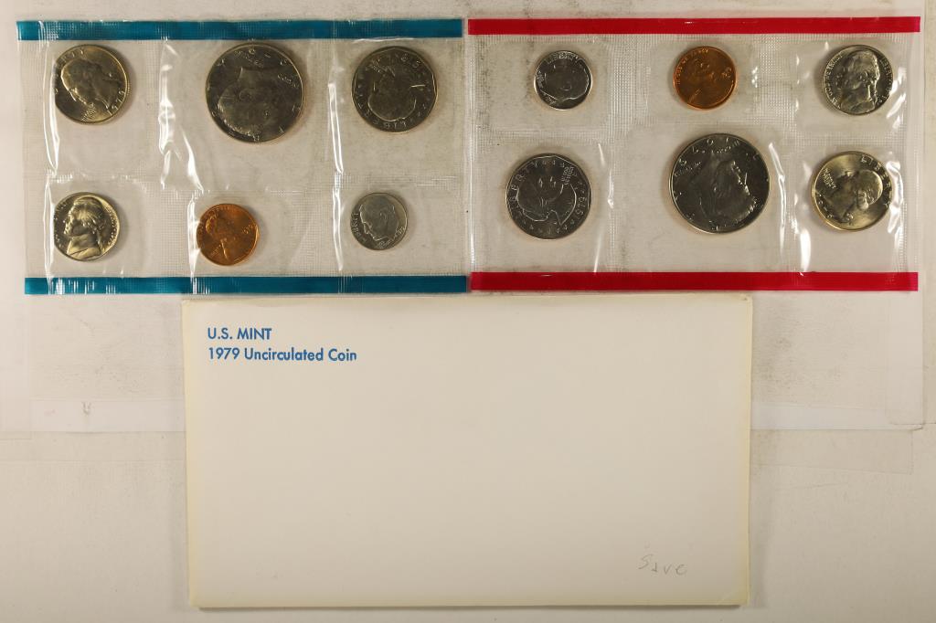 1979 US MINT SET (UNC) P/D (WITH ENVELOPE) (1 of 2)