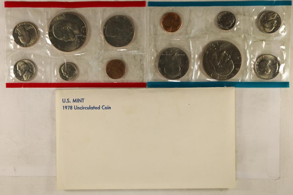 1978 US MINT SET (UNC) P/D (WITH ENVELOPE) (1 of 2)
