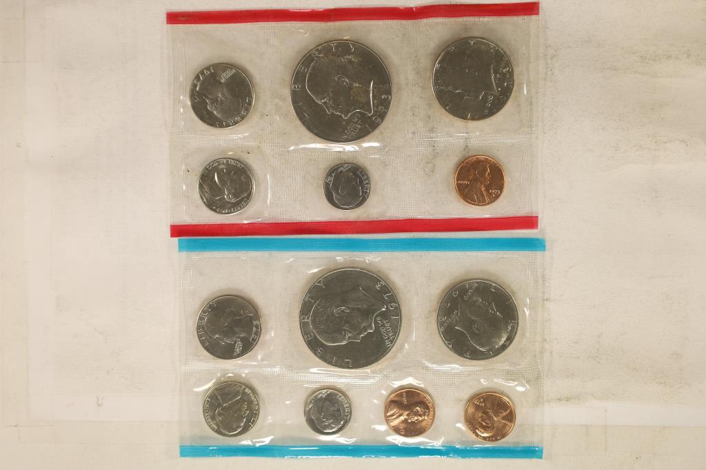 1973 US MINT SET (UNC) P/D/S (NO ENVELOPE) (1 of 2)