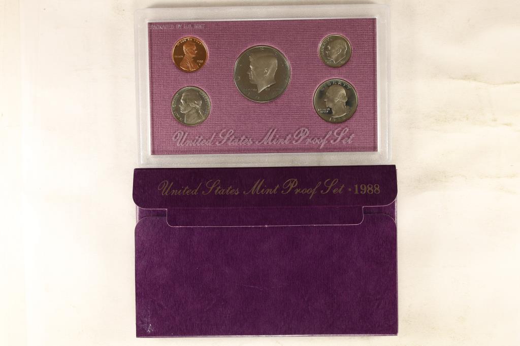 1988 US PROOF SET (WITH BOX) (1 of 2)