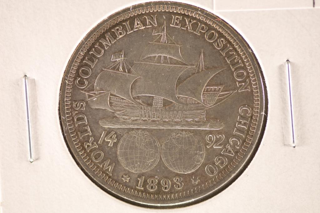 1893 SILVER COLOMBIAN EXPOSITION HALF DOLLAR (1 of 2)
