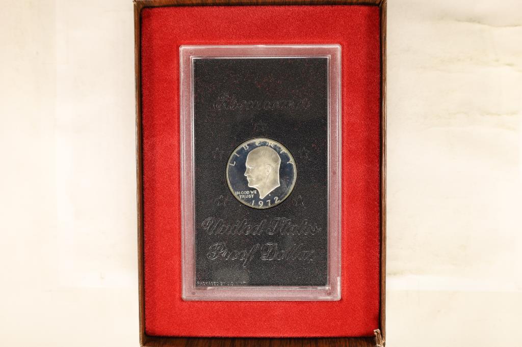 1972 IKE SILVER DOLLAR  (BROWN PACK) PROOF (1 of 3)