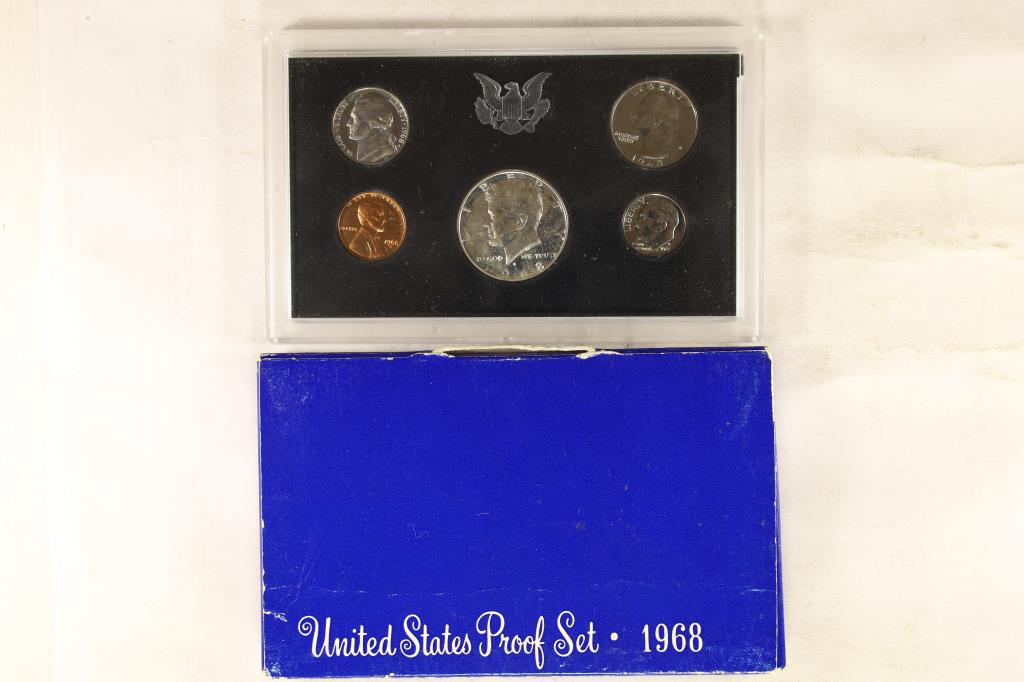 1968 US PROOF SET (WITH BOX) (1 of 2)