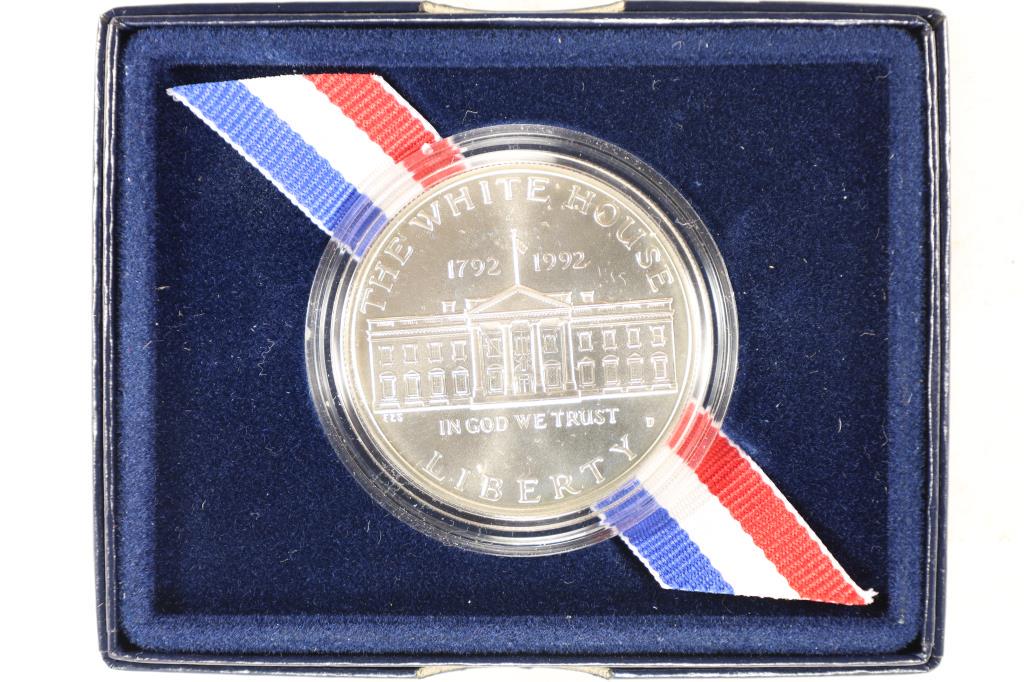 1992-D US WHITE HOUSE UNC SILVER DOLLAR (1 of 3)