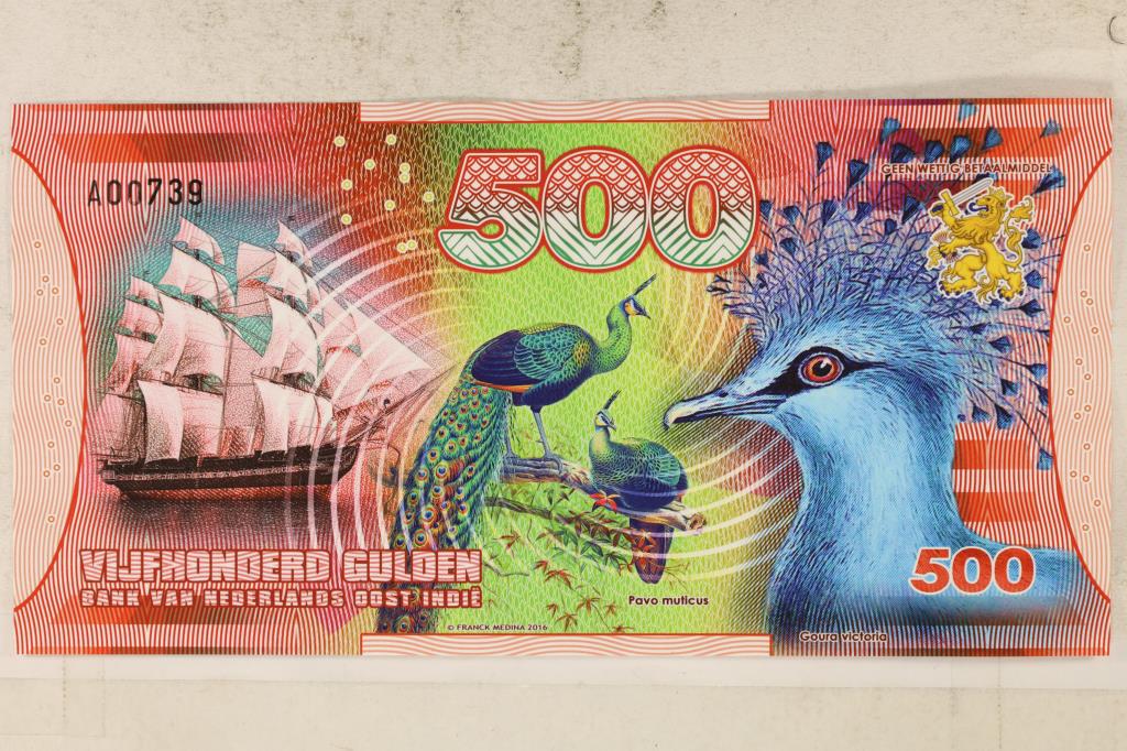 2016 NETHERLANDS / INDIES 500 GULDEN POLYMER (1 of 2)