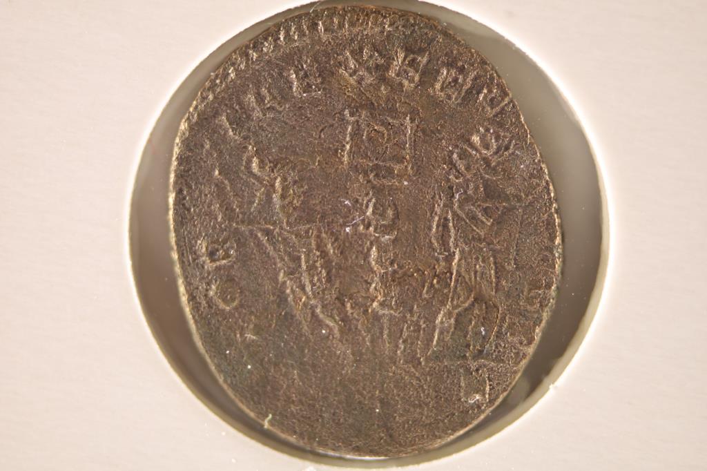 330-333 A.D. COMMEMORATIVE ANCIENT COIN HELMETED: CONSTANTINOPOLIS ANCIENT COIN