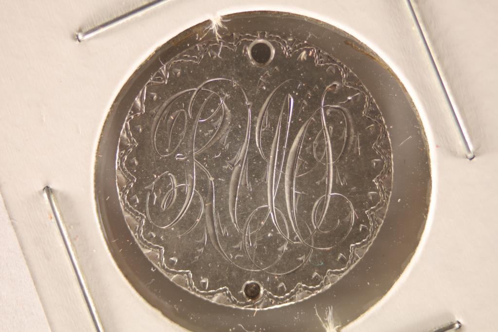 LOVE TOKEN MADE ON 1886 SEATED LIBERTY DIME (1 of 2)