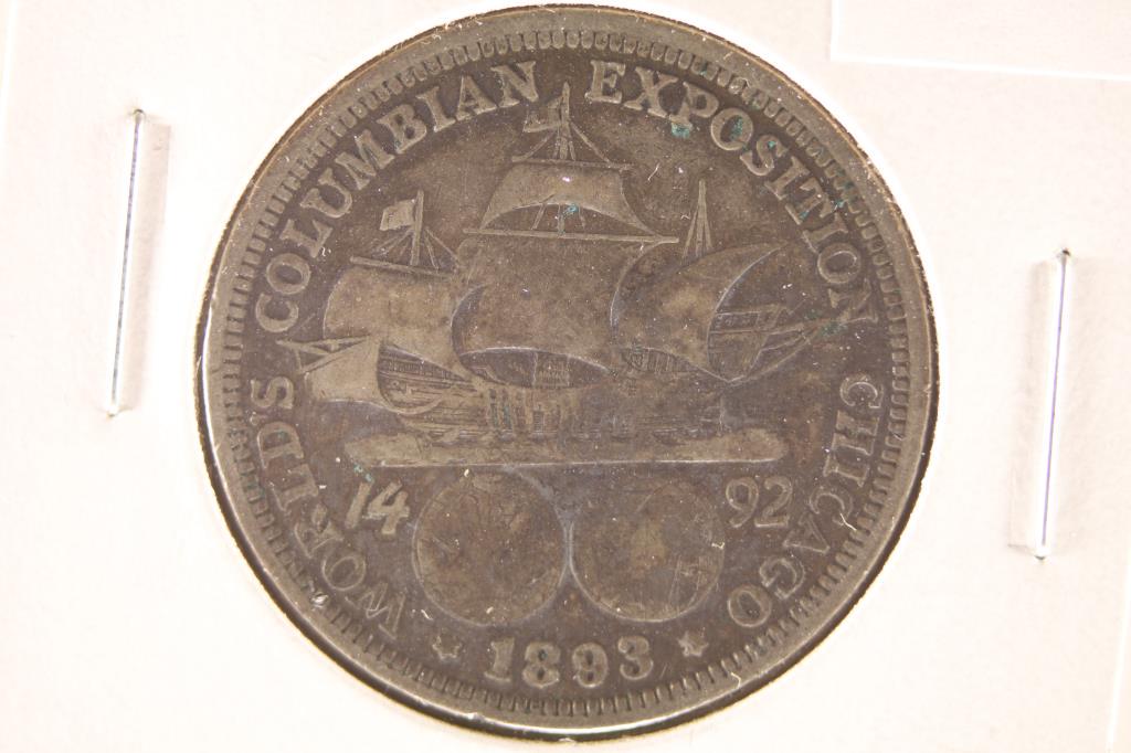 1893  COLOMBIAN EXPOSITION HALF DOLLAR "CHICAGO" (1 of 2)
