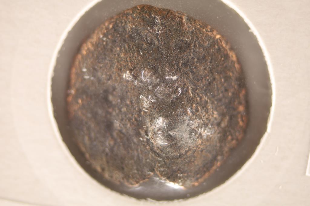 1045-1353 A.D. BYZANTINE CUPPED ANCIENT COIN: JESUS CHRIST ON OBV.