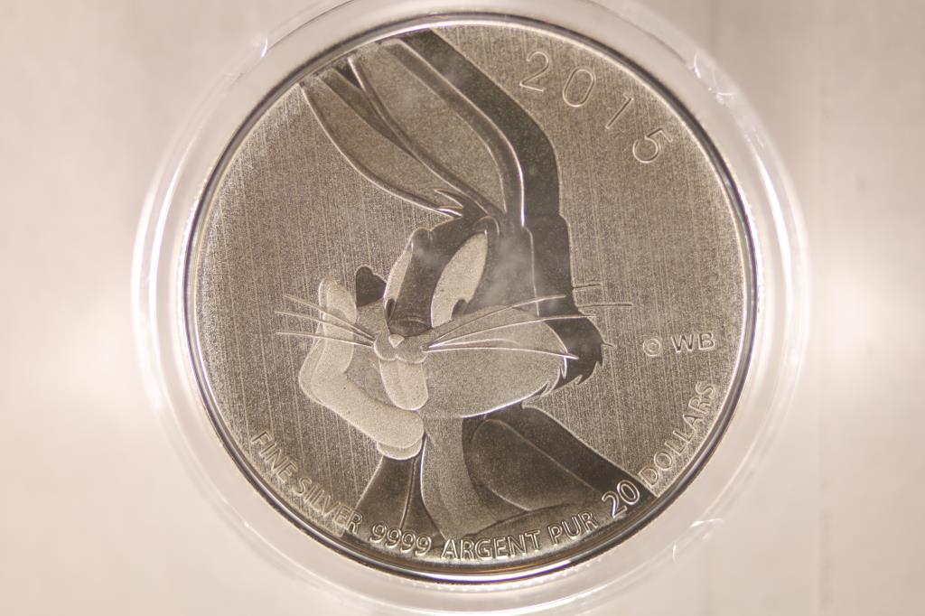 2015 CANADA SILVER $20 "BUGS BUNNY" UNC IN (1 of 2)