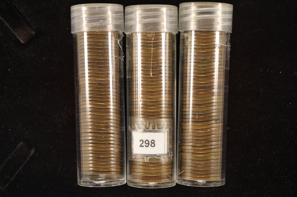 3 SOLID DATE ROLLS OF LINCOLN WHEAT CENTS: 1940, (1 of 1)