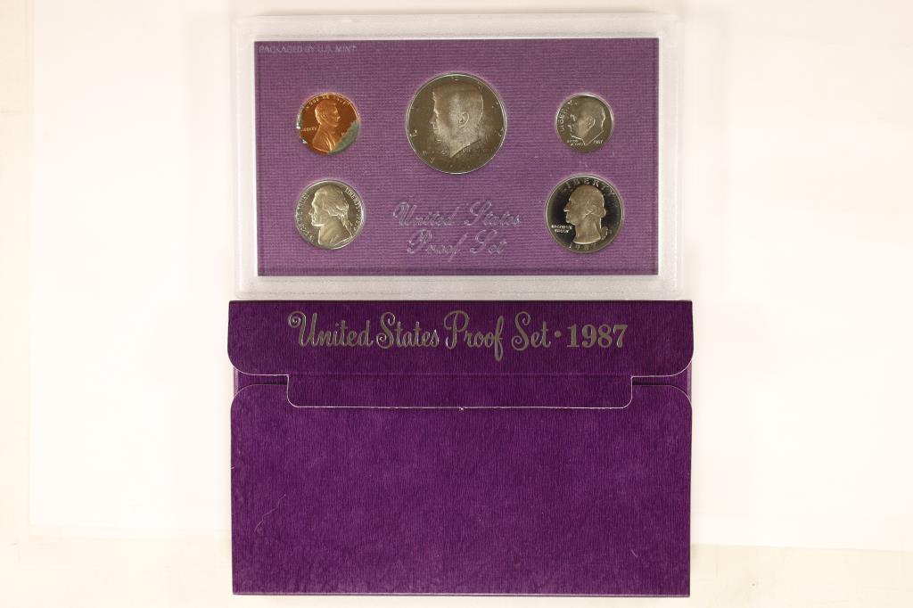 1987 US PROOF SET (WITH BOX) (1 of 2)