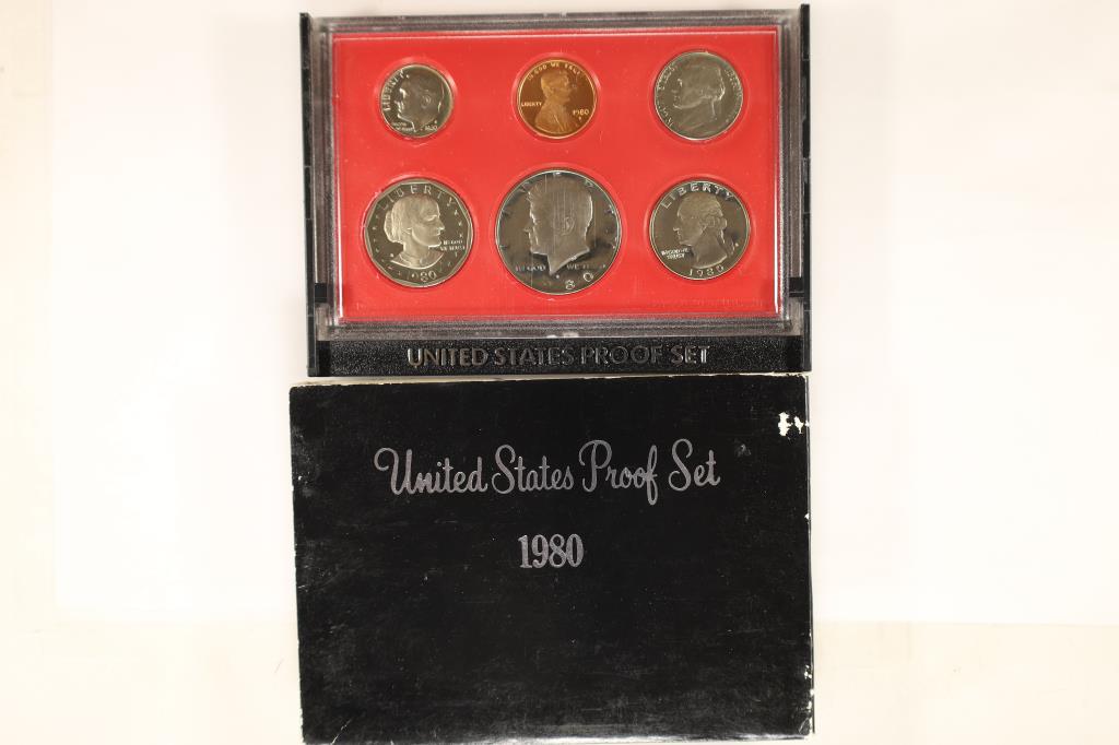 1980 US PROOF SET (WITH BOX) (1 of 2)