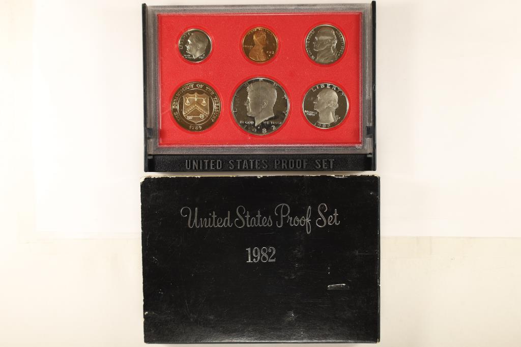 1982 US PROOF SET (WITH BOX) (1 of 2)