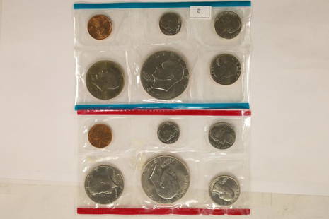 1977 US MINT SET (UNC) P/D (WITHOUT ENVELOPE): WATCH FOR OUR NEXT AUCTION ON MON. MAY 23RD, 2022 AT 7 PM EDT