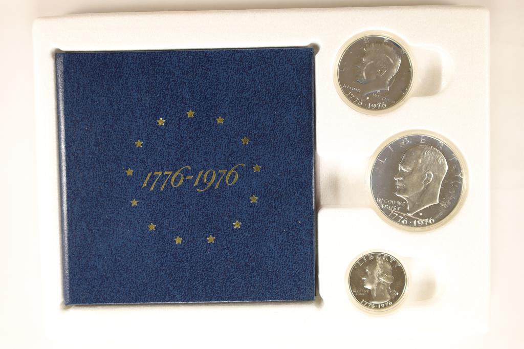 1976 BICENTENNIAL SILVER PROOF SET CONTAINS: (1 of 2)