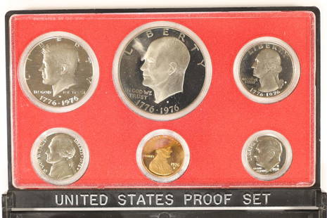 1976 US PROOF SET (WITHOUT BOX): WATCH FOR OUR NEXT AUCTION ON MONDAY MAY 30TH, 2022 AT 7 PM EDT