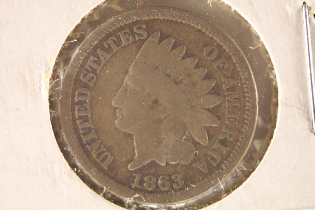 1863 INDIAN HEAD CENT (1 of 2)