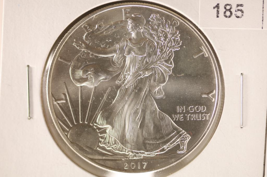 2017 AMERICAN SILVER EAGLE BRILLIANT UNC (1 of 2)