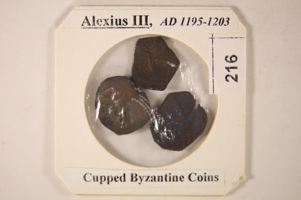 3-1195-1203 A.D. ALEXIUS III CUPPED BYZANTINE (1 of 2)