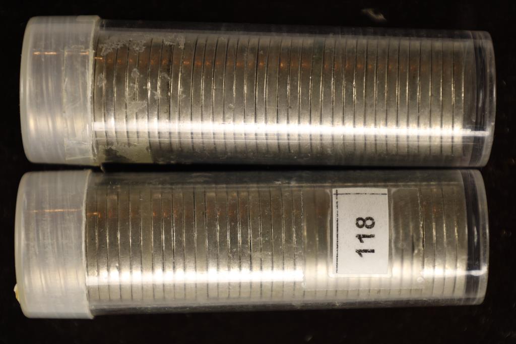 2 SOLID DATE ROLLS OF JEFFERSON NICKEL 1946 & 1952 (1 of 1)