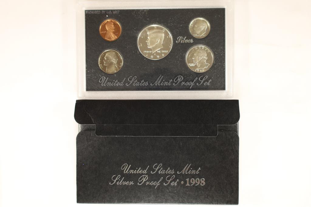 1998 US SILVER PROOF SET (WITH BOX) (1 of 2)