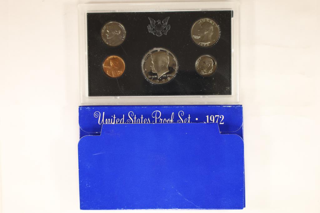 1972 US PROOF SET (WITH BOX) (1 of 2)