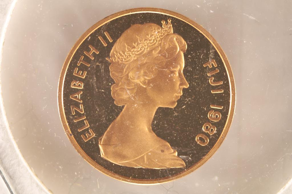 1980 FIJI PROOF 2 CENTS & 1977 FIJI 20 CENTS UNC: WATCH FOR OUR NEXT AUCTION ON MON. JUNE 20TH, 2022 AT 7 PM EDT