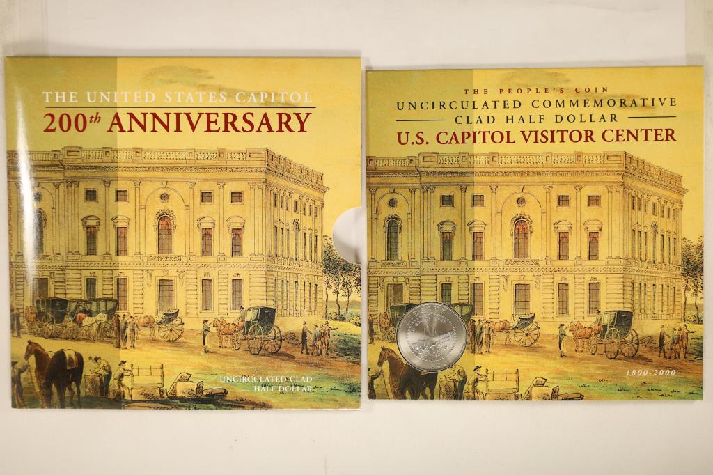 2001-P U.S. CAPITOL VISITOR CENTER UNC HALF DOLLAR (1 of 2)